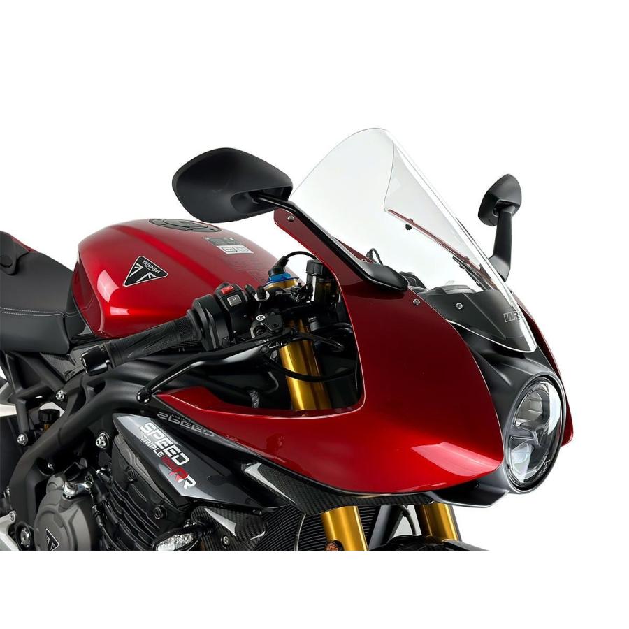 【国内在庫】WRS - ウインドスクリーン (スポーツタイプ) SPEED TRIPLE 1200 RR '22-23 ダークスモーク