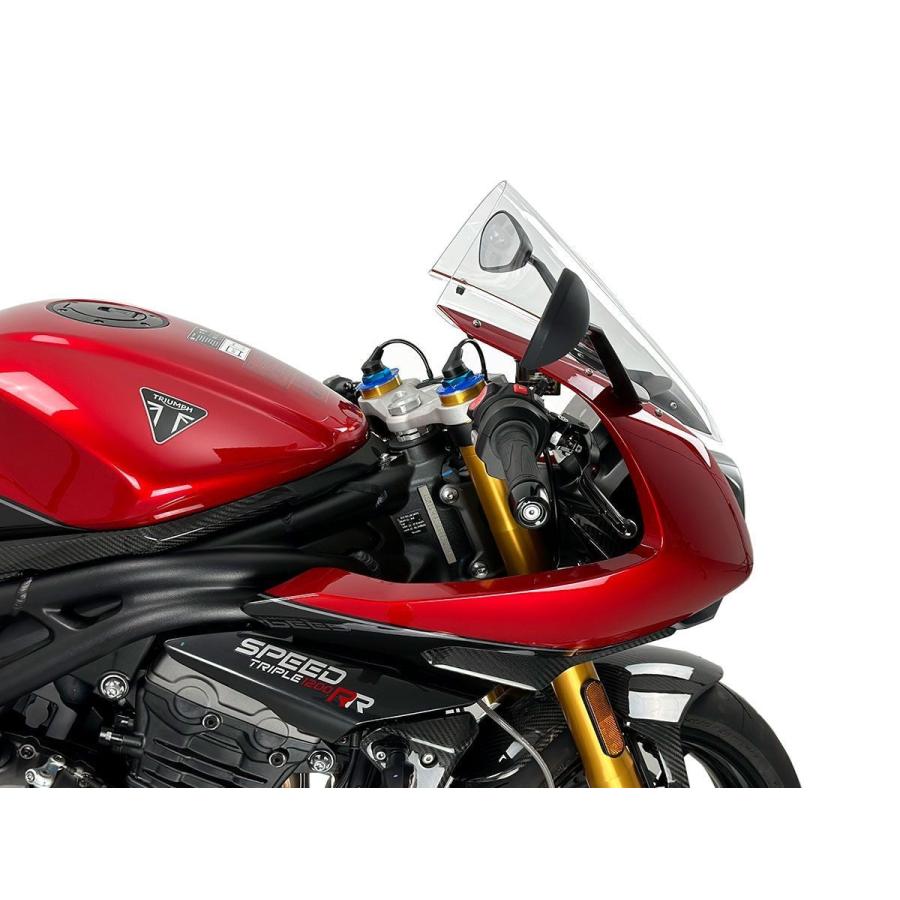 【国内在庫】WRS - ウインドスクリーン (スポーツタイプ) SPEED TRIPLE 1200 RR '22-23 ダークスモーク