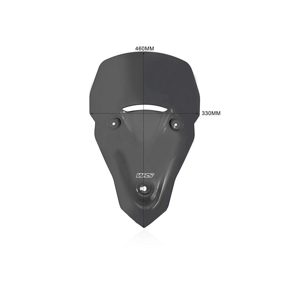 【正規輸入代理店】 WRS - ウインドスクリーン (スポーツタイプ) TIGER SPORT 660 '22-23 クリア_4
