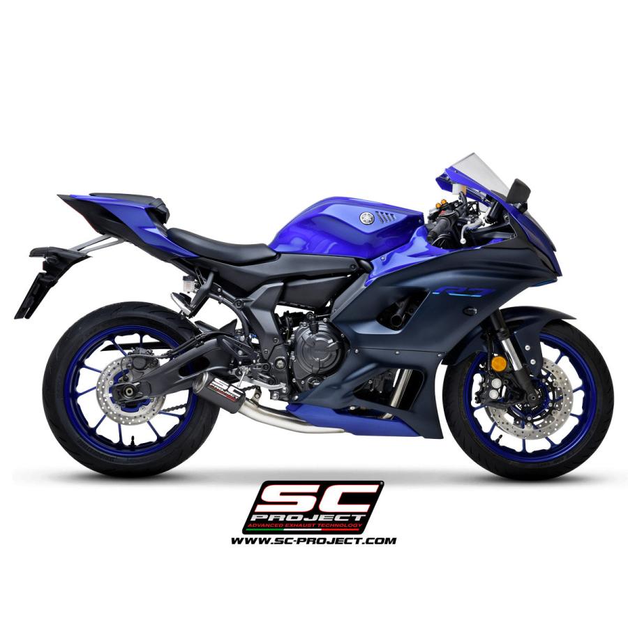 【正規輸入代理店】SC-PROJECT - フルエキゾーストシステム 2-1 \u0026 CR-T サイレンサー YZF-R7 '21-25_2
