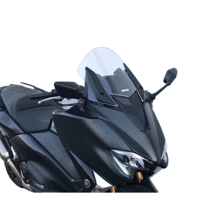 【国内在庫】WRS - ウインドスクリーン (スポーツタイプ) T-MAX 530 '17-19 / 560 / TECH MAX '20-21 ダークスモーク_11