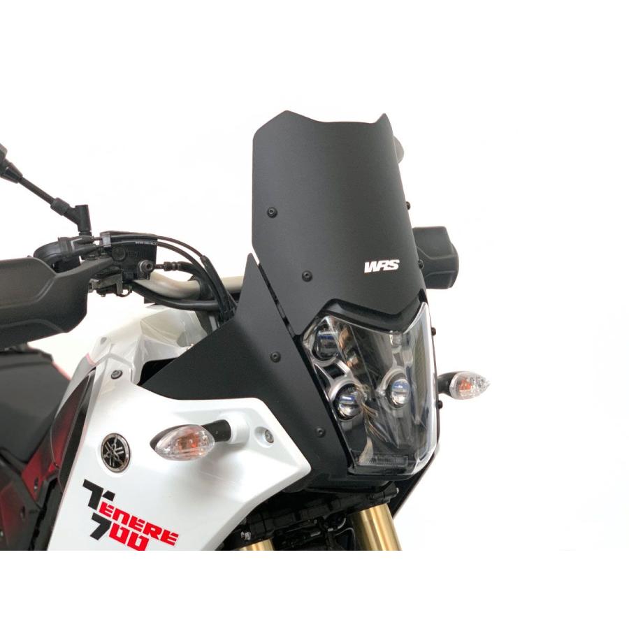 【国内在庫】WRS - ウインドスクリーン (スポーツタイプ) TENERE' 700 '19-24 ダークスモーク_10