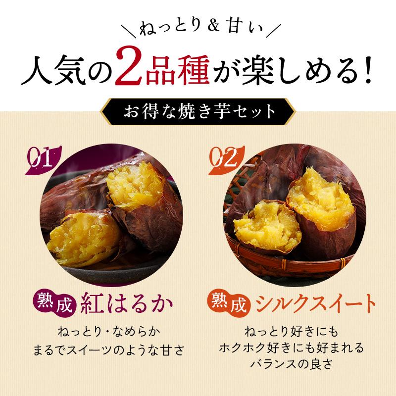 焼き芋 冷凍 茨城 熟成紅はるか シルクスイート 2kg プレゼント