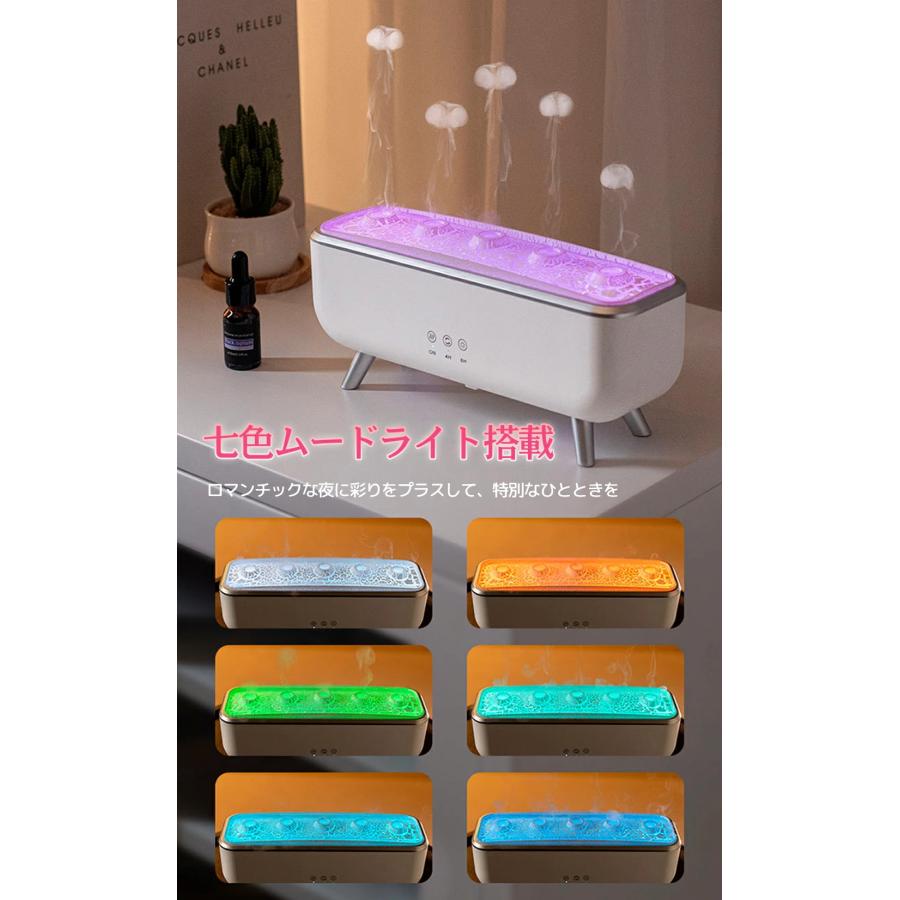 SNS大人気】クラゲ 加湿器 アロマディフューザー 超音波式 卓上加湿器