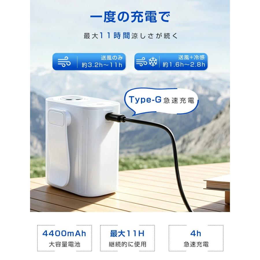 腰掛け扇風機 2026 腰掛けファン 冷却プレート付き 夏新作 小型 ベルト