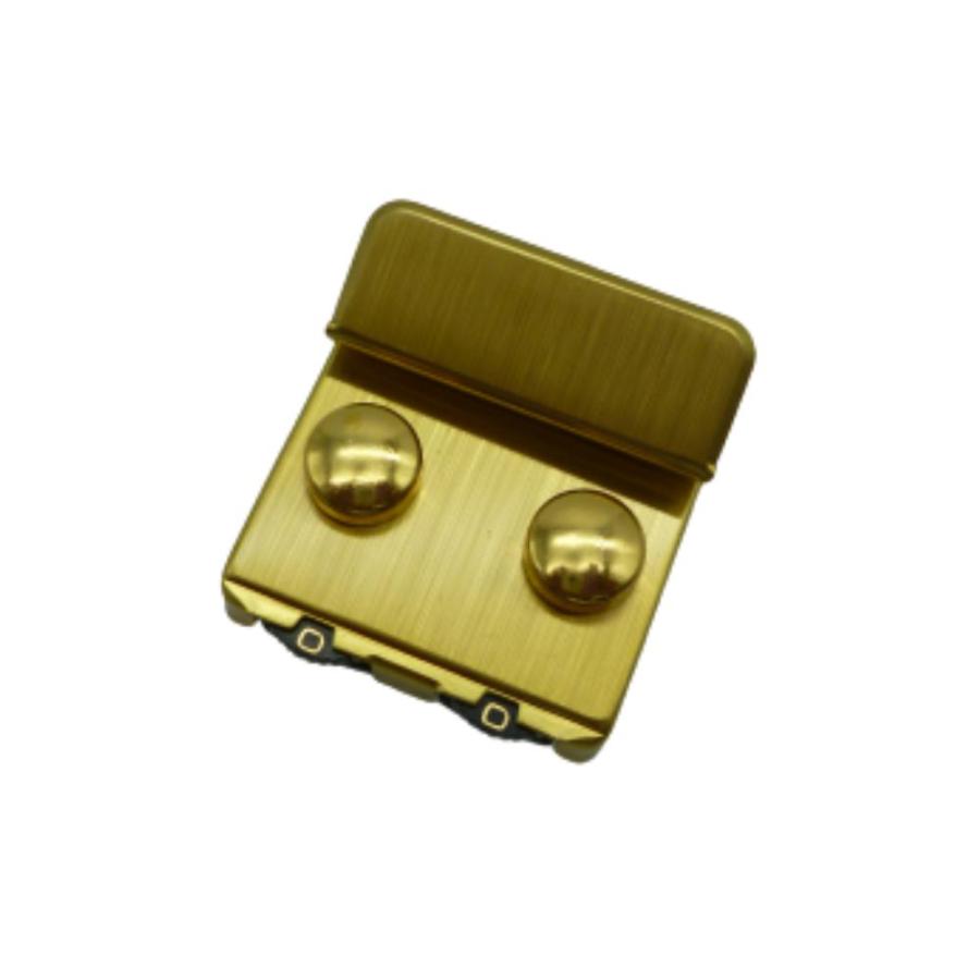 錠前　ダイヤルロック　カバン用　ゴールド | 