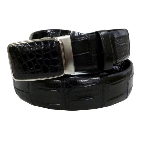 クロコダイル ベルト 40MM メンズ  ワニ革 長尺150cm 日本製 | 