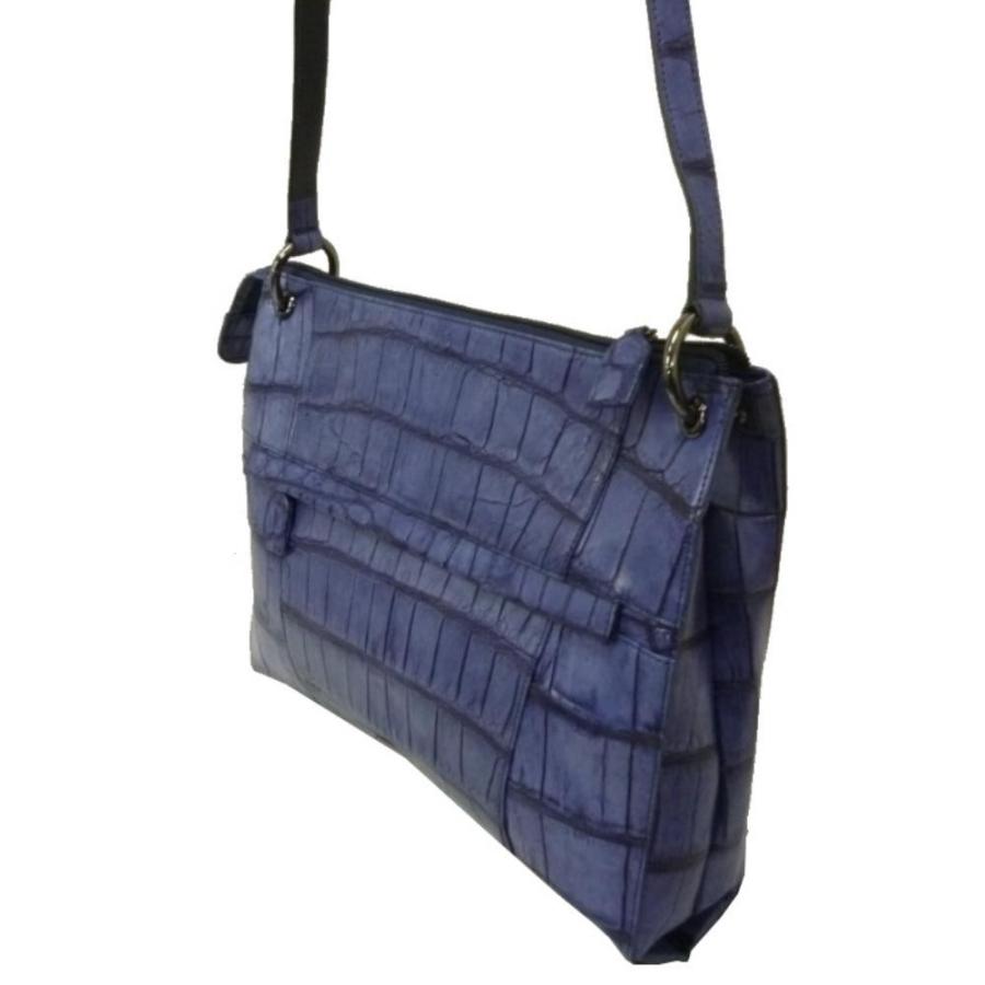 マット クロコダイル クロコ バッグ メンズ レディース ショルダー