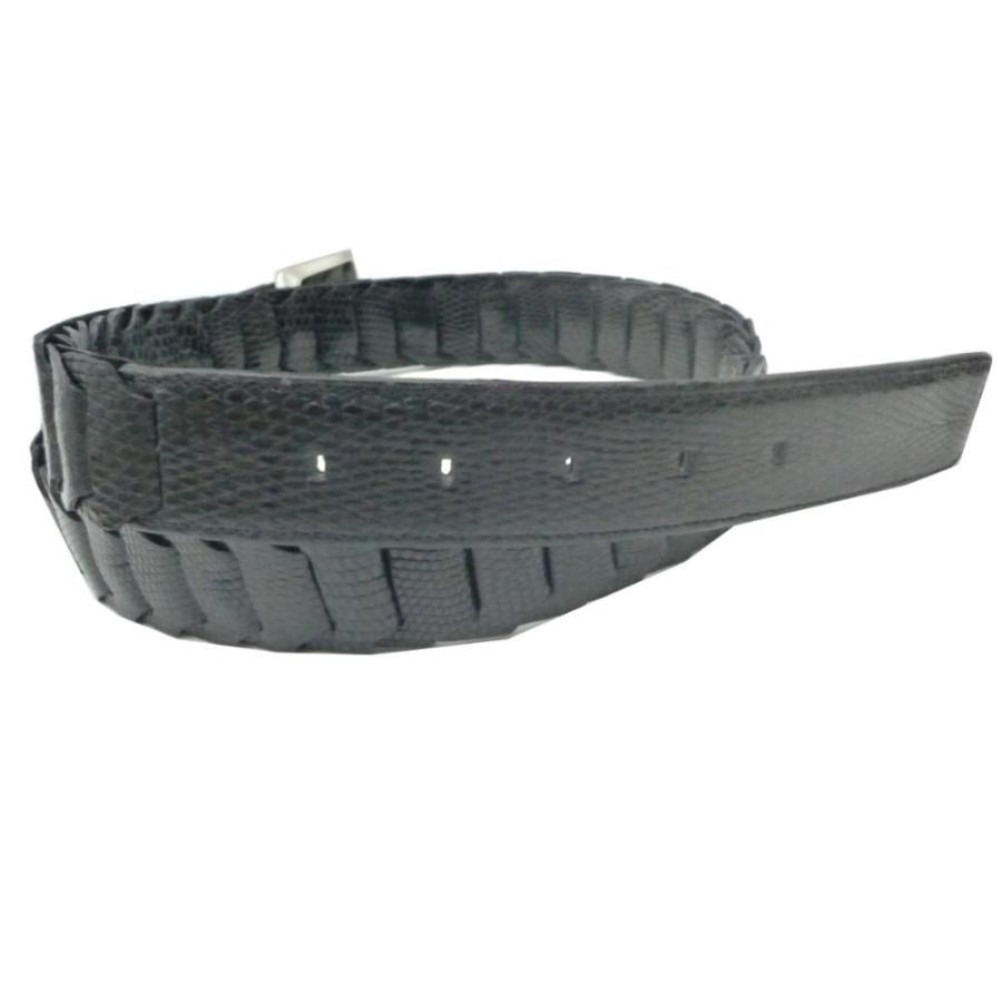 リザード ベルト チェーンタイプ メンズ 35mm トカゲ革 艶有り |  | 01