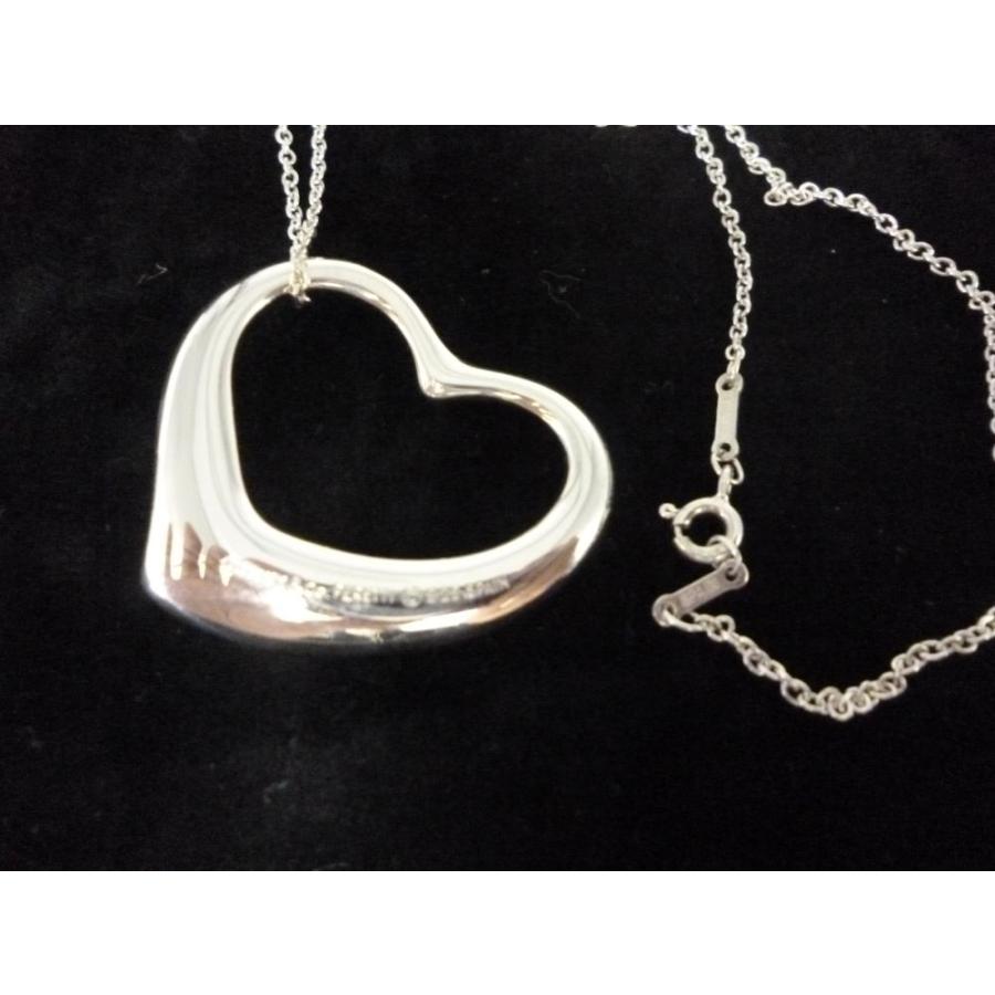 TIFFANY&Co.☆オープンハート ネックレス エルサ ペレッティ シルバー エルサ・ペレッティ オープン ハート ペンダント スターリング