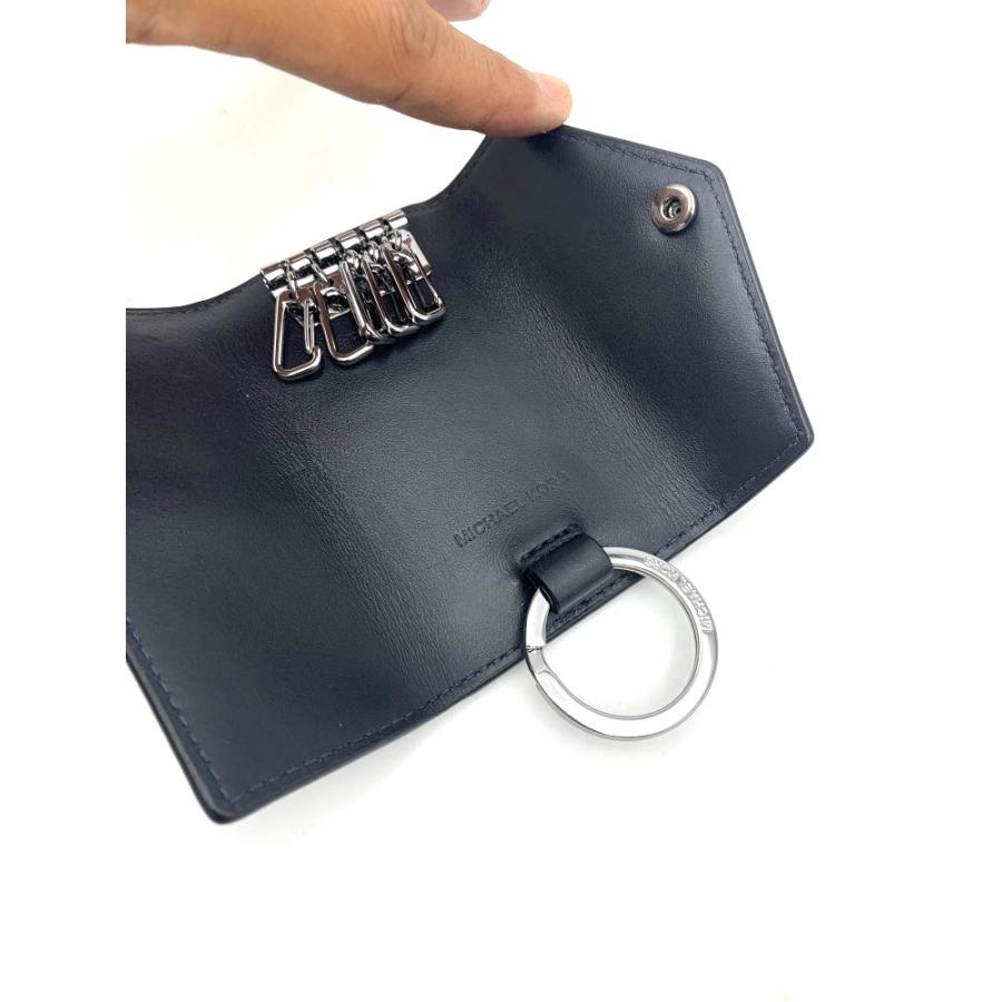新品　マイケルコース キーケース ブラック 6連 小銭 MICHAEL KORS（マイケルコース） キーケース レディース アウトレット