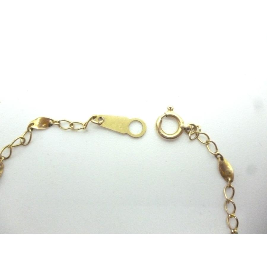 金750 ブレスレット 18cm 10g 喜平 18金 トリプル Mカット14面カット K18 グラム 4.06 18cm チャームブレスレット アクセサリー