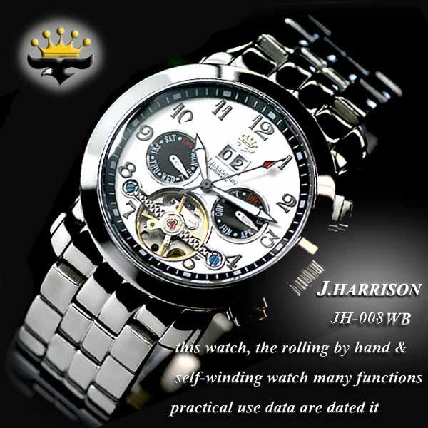 J.HARRISON 手巻き&自動巻き 腕時計JH-008 : IMPショップ J.HARRISON 手巻き&自動巻き 腕時計JH-008 : IMPショップ
