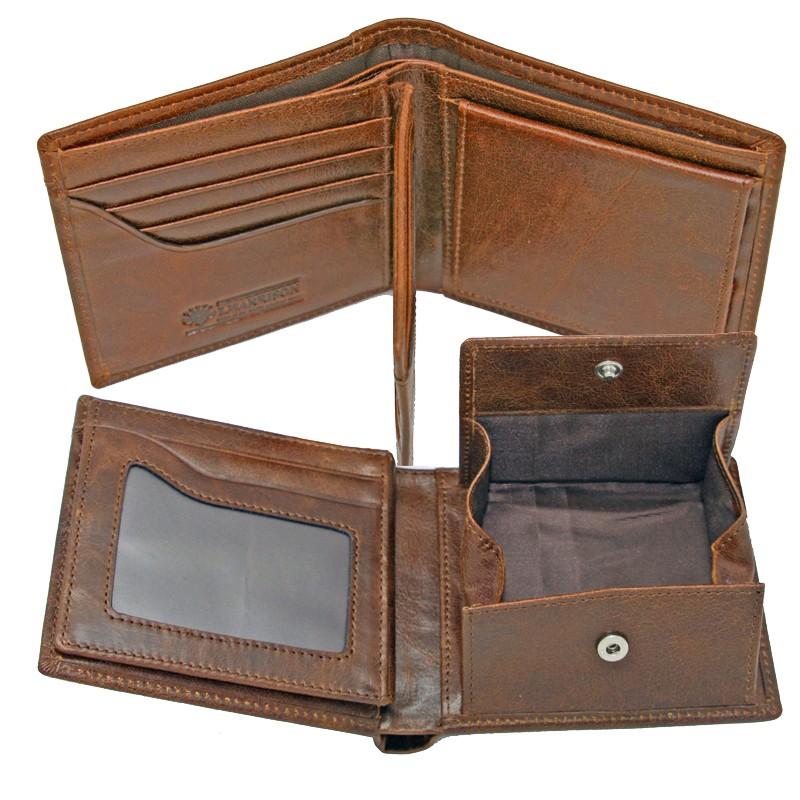 牛革　レザー　財布　マネークリップ　ヴィンテージ　二つ折　レトロ ヴィンテージ風牛革ウォレット メンズ|革 財布専門通販 Leathllet