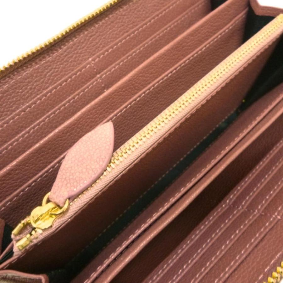 スティングレイ エイ革 ラウンドファスナー 長財布 A270ピンク Santa  