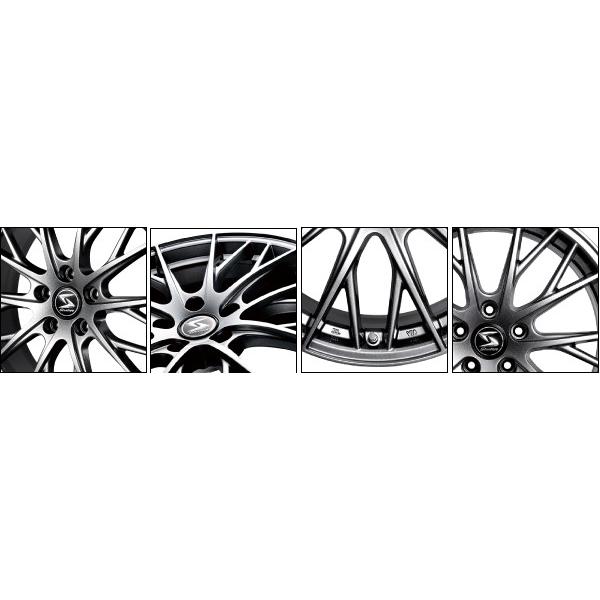 Strategy MX 18インチ×7.5J インセット38 ダークグレー JWL.VIA規格適合品 アルミホイール４本セット 送料無料の画像