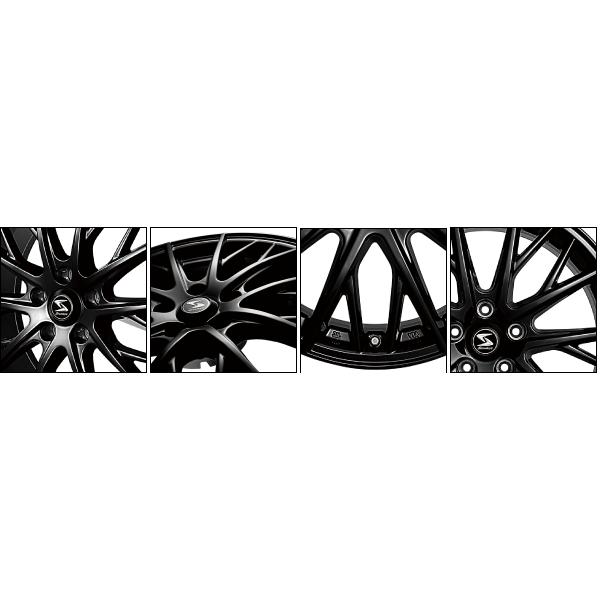 Strategy MX 18インチ×7.5J インセット45 グロスブラック JWL.VIA規格適合品 アルミホイール４本セット 送料無料の画像