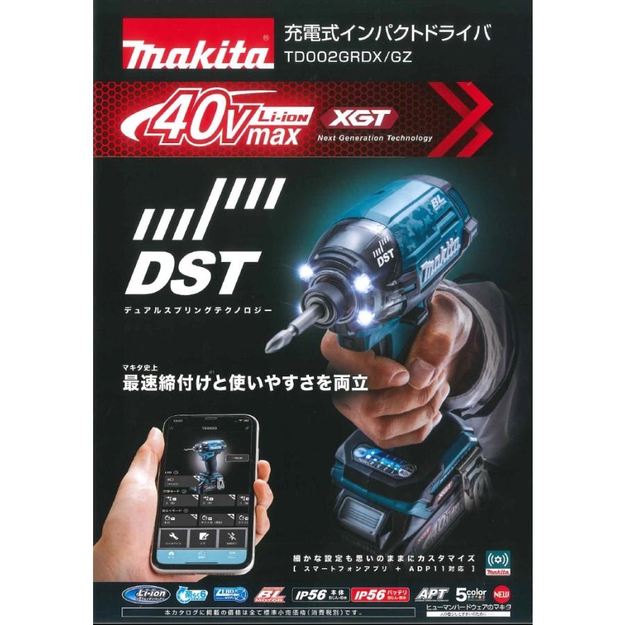 マキタ 40V 充電式インパクトドライバー TD002GRDX バッテリー2 マキタ 40V 充電式インパクトドライバー TD002GRDX バッテリー2