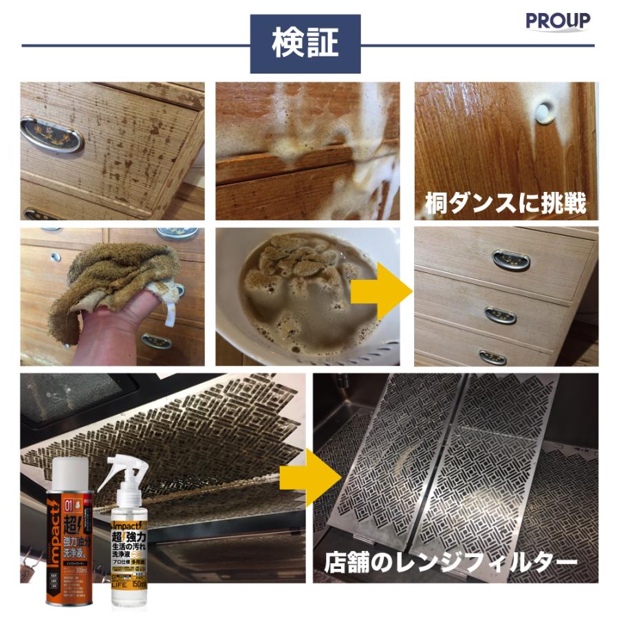 有吉ゼミ【プロも唖然】超強力 油汚れ洗剤 換気扇 コンロ キッチン 厨房 ヤニ クロス 床 壁【プロ用の威力】インパクトクリーナー(ハード)300ml スプレー |  | 16
