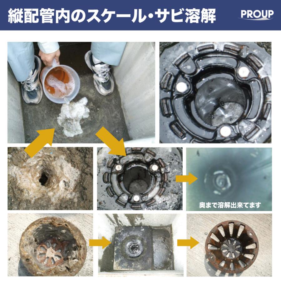 【プロも唖然!】安全 超強力 パイプクリーナー 排水管 洗浄液 排水管 掃除 排水管詰まり【プロ用の威力】インパクトデスケーラー(ハード) 300ml スプレー｜impact-series｜18