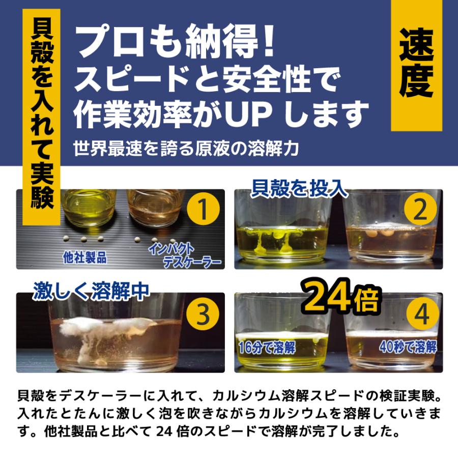 【プロも唖然!】安全 超強力 パイプクリーナー 排水管 洗浄液 排水管 掃除 排水管詰まり【プロ用の威力】インパクトデスケーラー(ハード) 300ml スプレー |  | 05