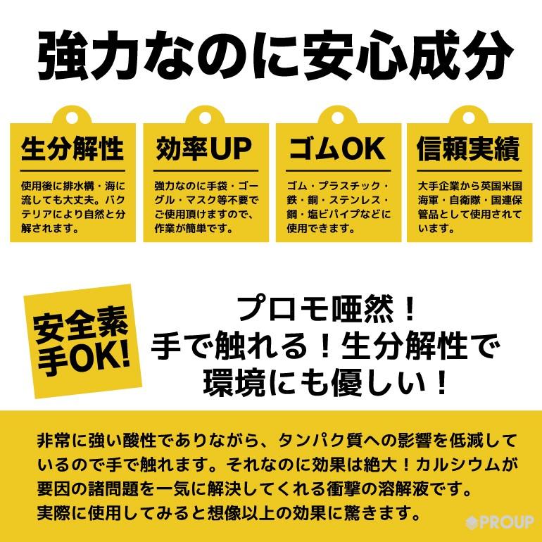 世界最速 スケール除去 サビ取り Pro インパクトデスケーラー 原液 500ml 2 1l カルシウム 尿石 配管 熱交換器 造船所 エフロ 凄さが違う プロ仕様の威力 Imp D 500 2 インパクトシリーズ Yahoo 店 通販 Yahoo ショッピング