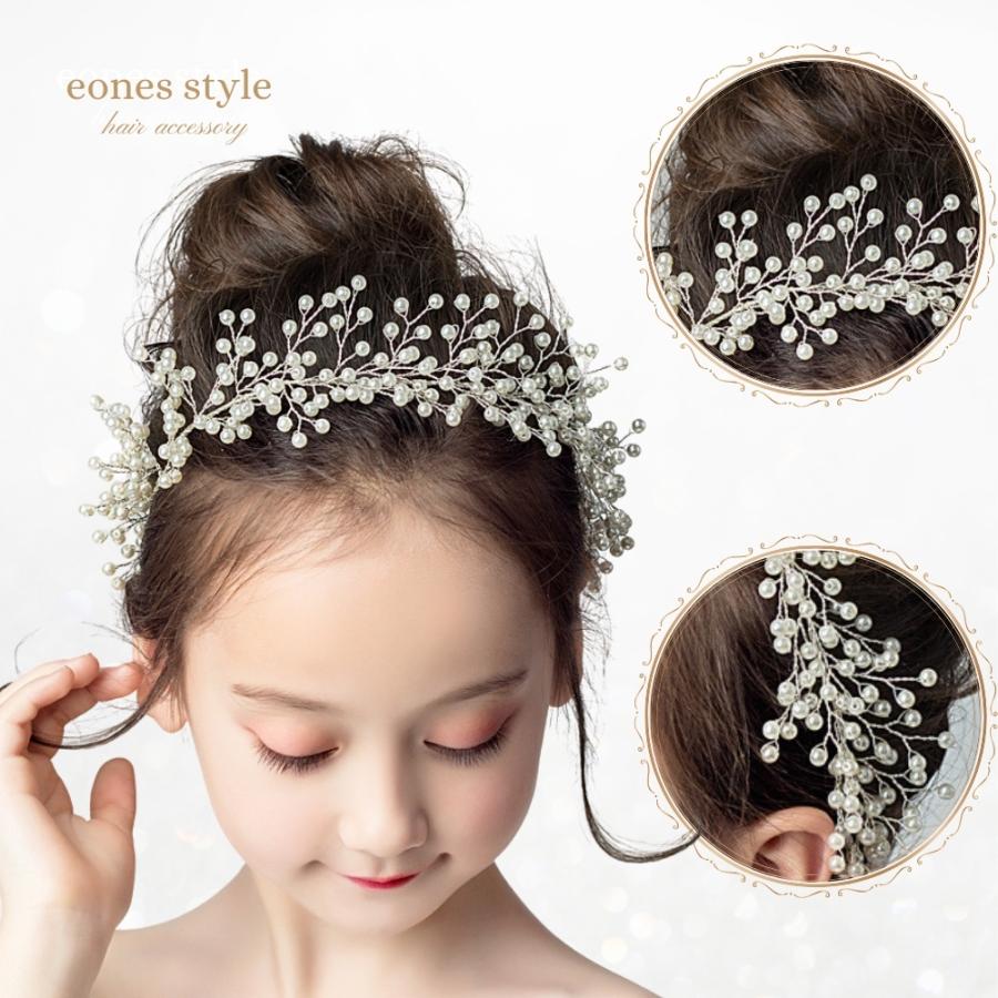 ヘアアクセサリー 子供 ピアノ発表会 レディース 髪飾り 手作り 花冠