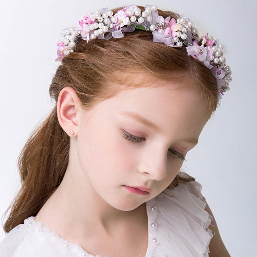 ヘッドドレス 髪飾り 子供 女の子 ヘアアクセサリー ピンク フラワー ヘアバンド リボン シンプル ホワイト パール 発表会 誕生会 舞台 記念写真 Hc12ピンク Compass イーワンズyahoo ショッピング店 通販 Yahoo ショッピング