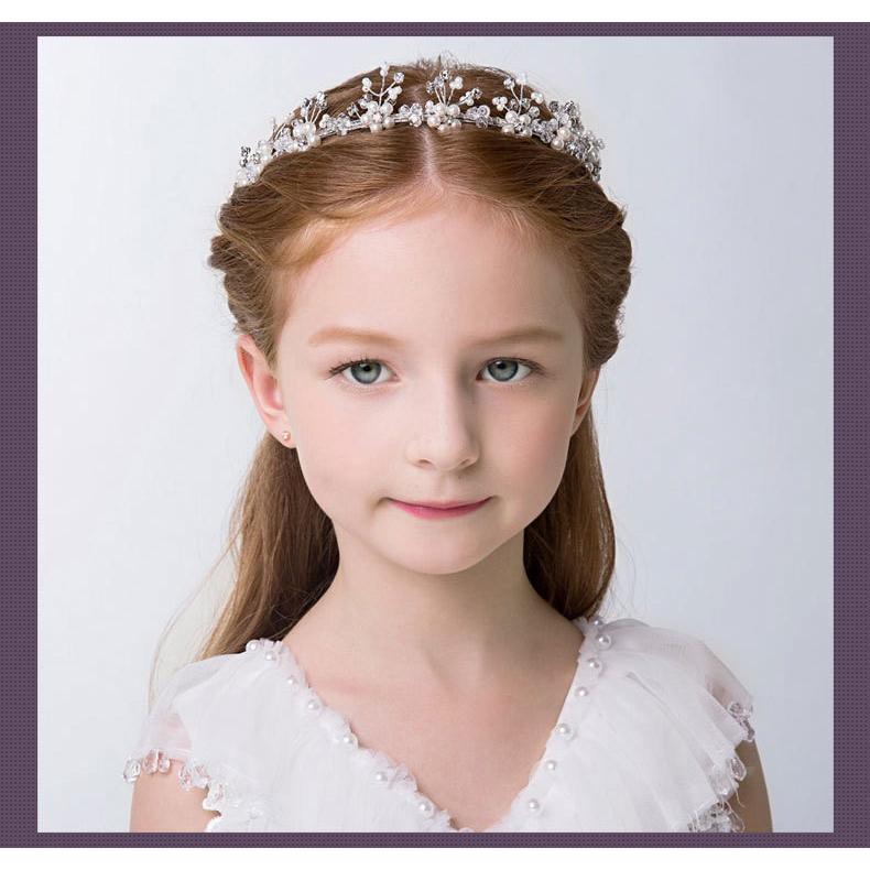 ヘアアクセサリー ヘッドドレス 子供 髪飾り 女の子 キッズ ティアラ 花 カチューシャ ピアノ発表会 結婚式 ブライダル ウエディング 誕生日会 写真撮影 Hd05 Compass イーワンズyahoo ショッピング店 通販 Yahoo ショッピング