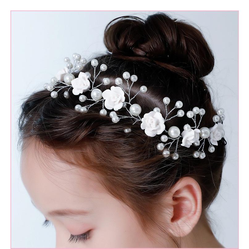 ヘアアクセサリー 髪飾り 子供 ヘッドドレス 女の子 ピアノ 発表会 キッズ 花 花 薔薇 バラ ラインストーン ティアラ カチューシャ 写真撮影 Hd09 Compass イーワンズyahoo ショッピング店 通販 Yahoo ショッピング