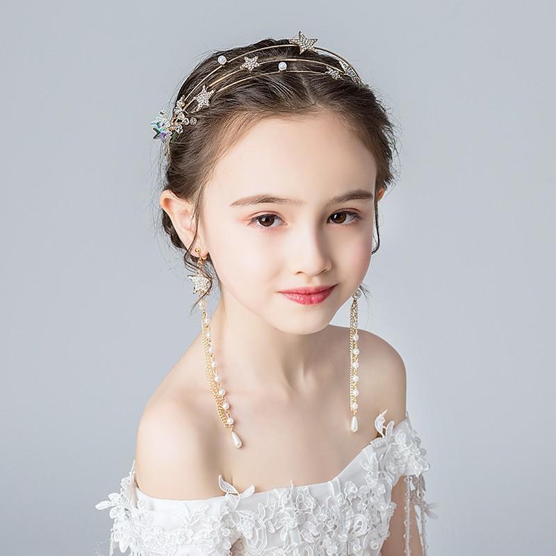 ヘアアクセサリー 髪飾り 子供 女の子 ピアノ 発表会 ヘッドドレス