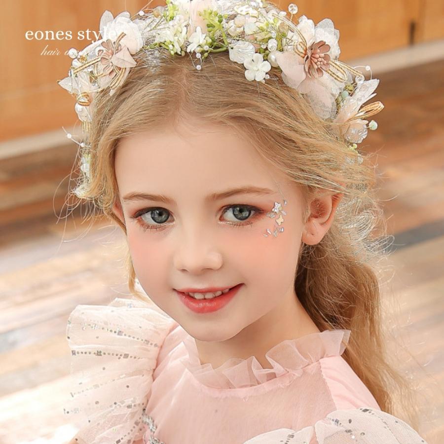 ヘアアクセサリー 手作り 髪飾り 子供 ヘッドドレス 女の子 ピアノ