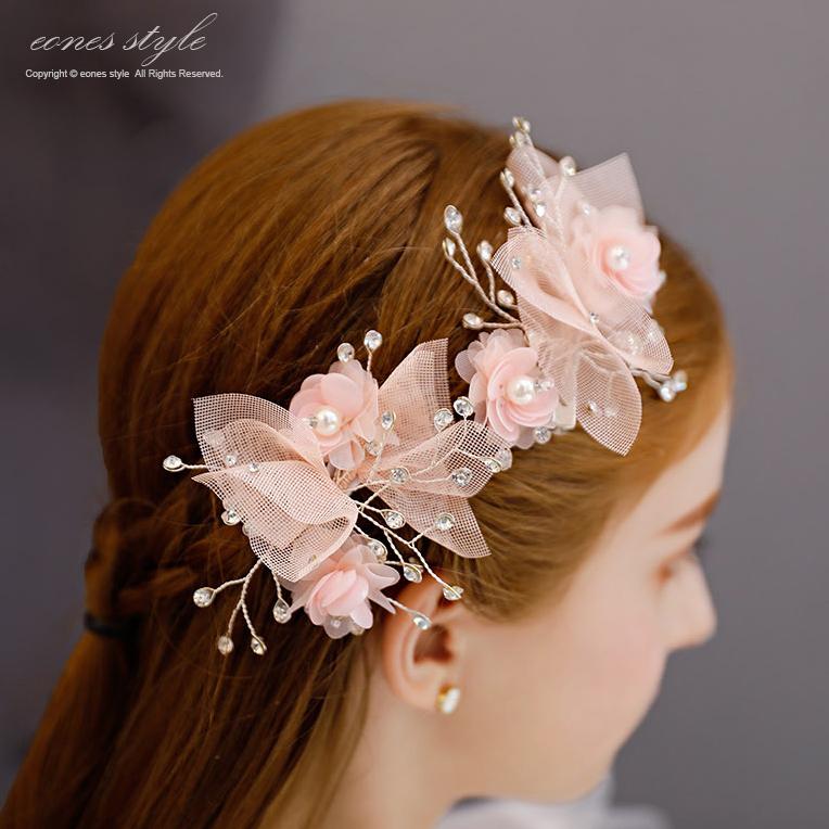 ヘアアクセサリー 子供 キッズ レディース ヘアクリップ 花 リボン