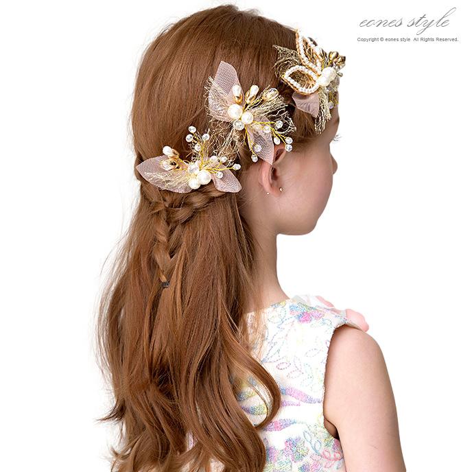 ヘアアクセサリー 髪飾り ヘッドドレス 子供 キッズ レディース ヘア