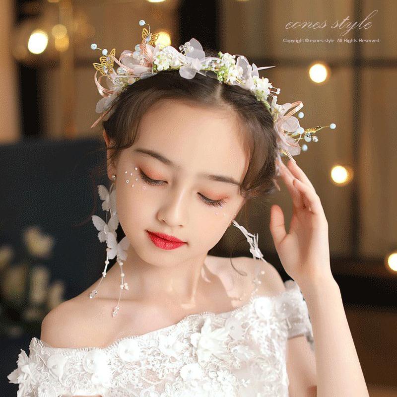 ヘアアクセサリー ハンドメイド 女の子 レディース ピアノ 発表会 蝶々 