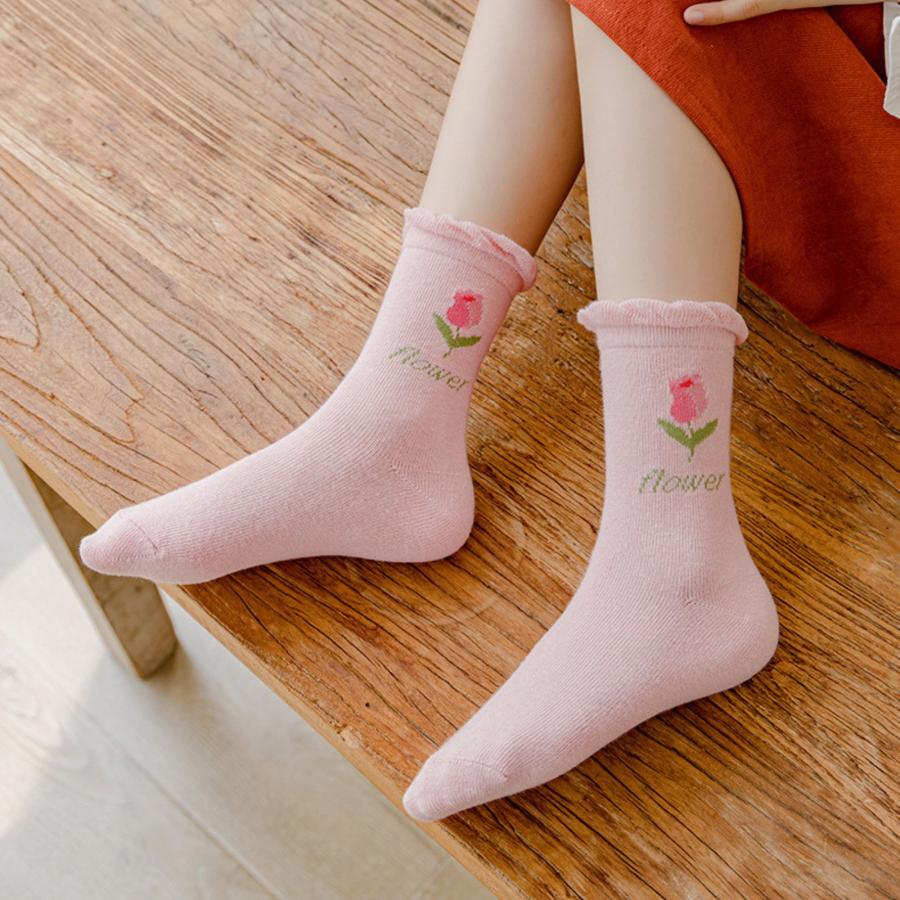 靴下 キッズ 女の子 子供用 ソックス こども くつした 5足セット 