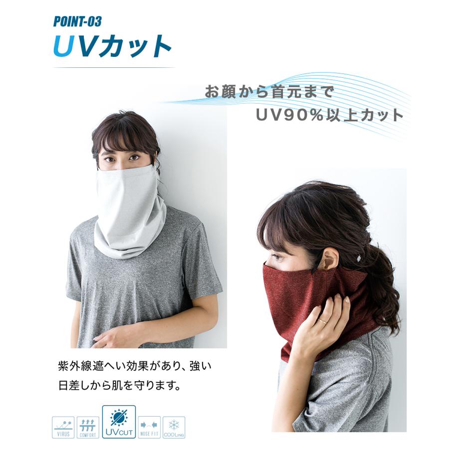 フェイスガード　ネックガード 日焼け防止 メンズ レディース ユニセックス 【FG-1U】 |  | 04