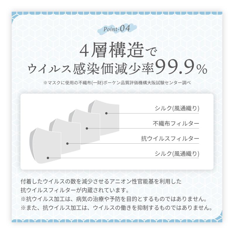 ネコ刺繍入りマスク 洗えるマスク 日焼け防止 マスク 抗ウイルスフィルター入り シルクマスク 肌荒れしないマスク 絹マスク 日本製  【kosugi07】 |  | 07