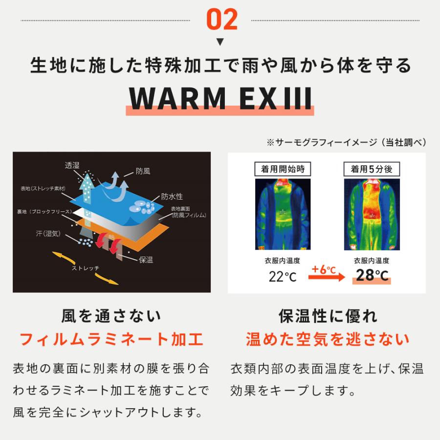 防風ウォーム中綿ジャケット【MS21135】3L,4L |  | 06