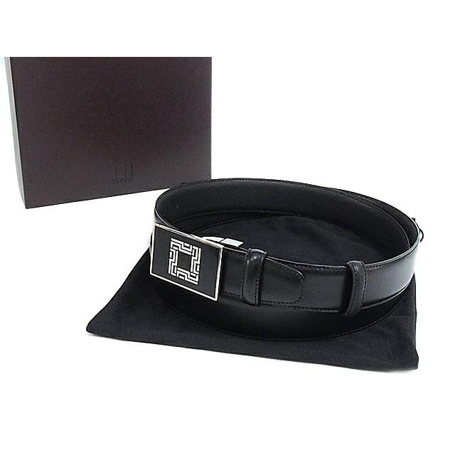ダンヒル dunhill ブラック レザー メンズ 42/107 ベルト【FJ