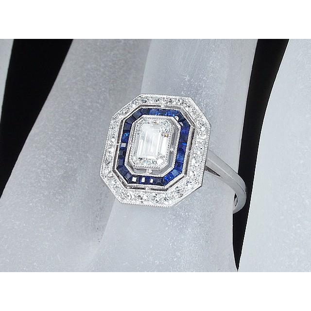 MIKIMOTO（ミキモト） 超希少アンティークリング エメラルドカット