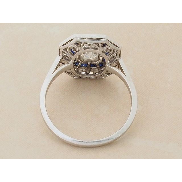 MIKIMOTO（ミキモト） 超希少アンティークリング エメラルドカット