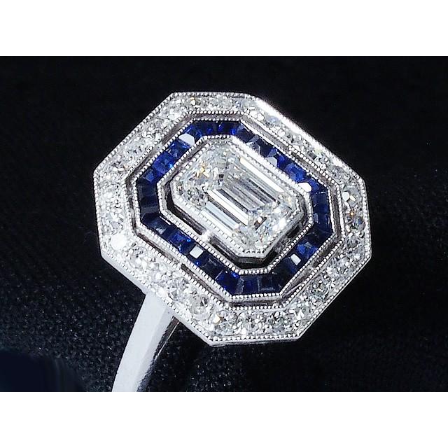 MIKIMOTO（ミキモト） 超希少アンティークリング エメラルドカット