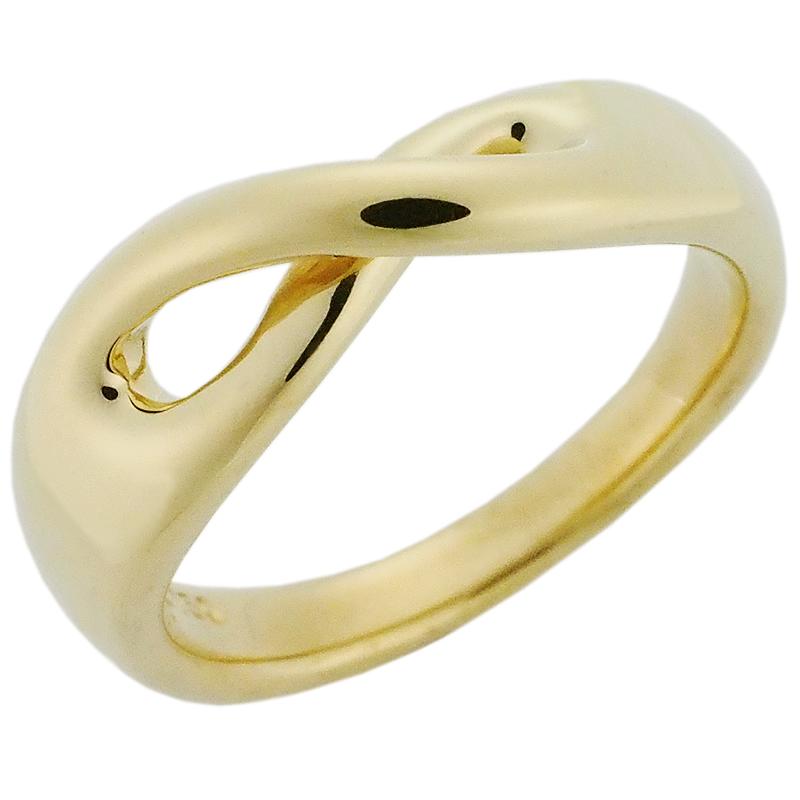 TIFFANY INFINITY ティファニー インフィニティ リング K18YG 仕上済
