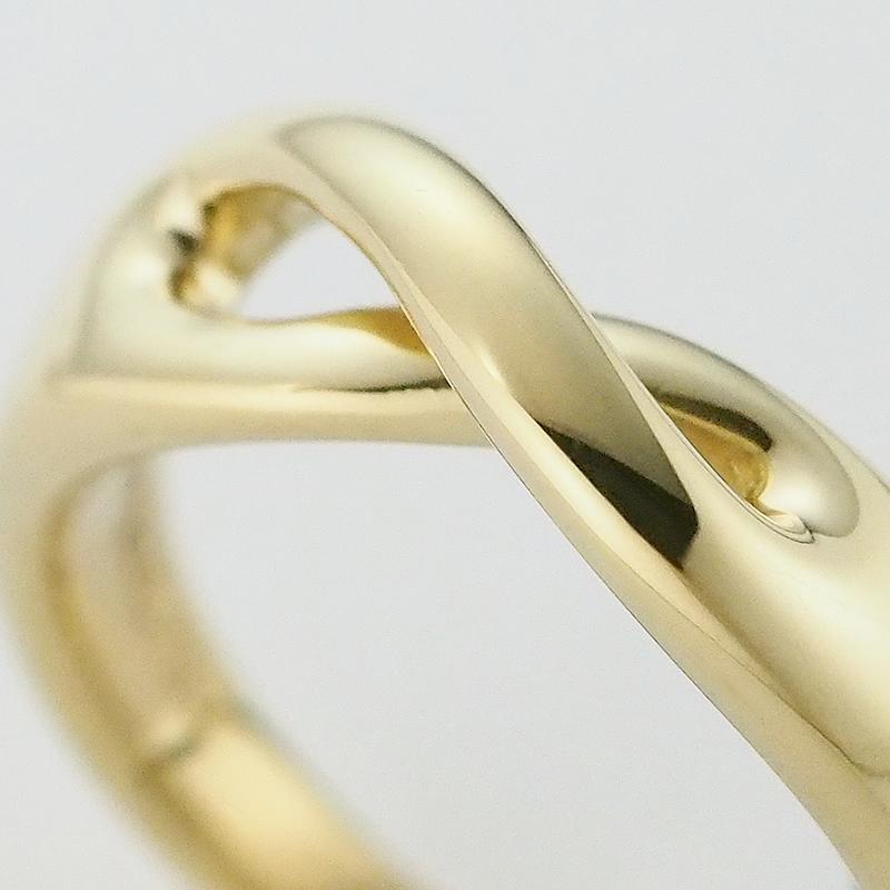 TIFFANY INFINITY ティファニー インフィニティ リング K18YG 仕上済