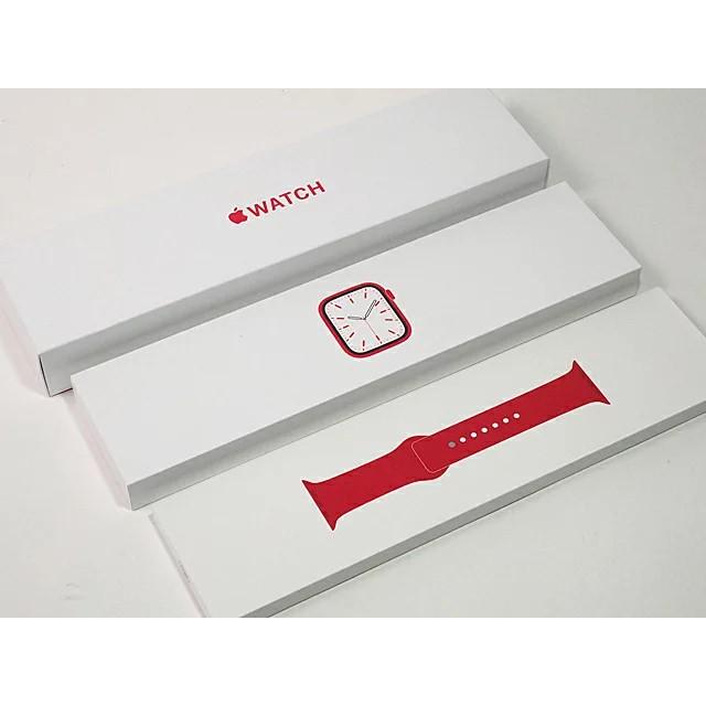 AppleWatch series7 アルミニウム41mm MKN23J/A 赤 アップル Apple Watch Series 7 GPSモデル 41mm MKN23J/A RED