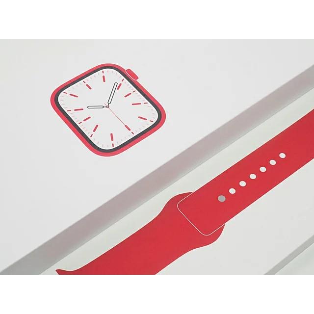 【さらに値下げ】新品 未使用 アップルウォッチ7  41mm レッドアルミニウムケース  MKN23J/A 2021/11/23 Apple Watch Series 7（GPSモデル）- 41mm（PRODUCT）REDアルミニウム