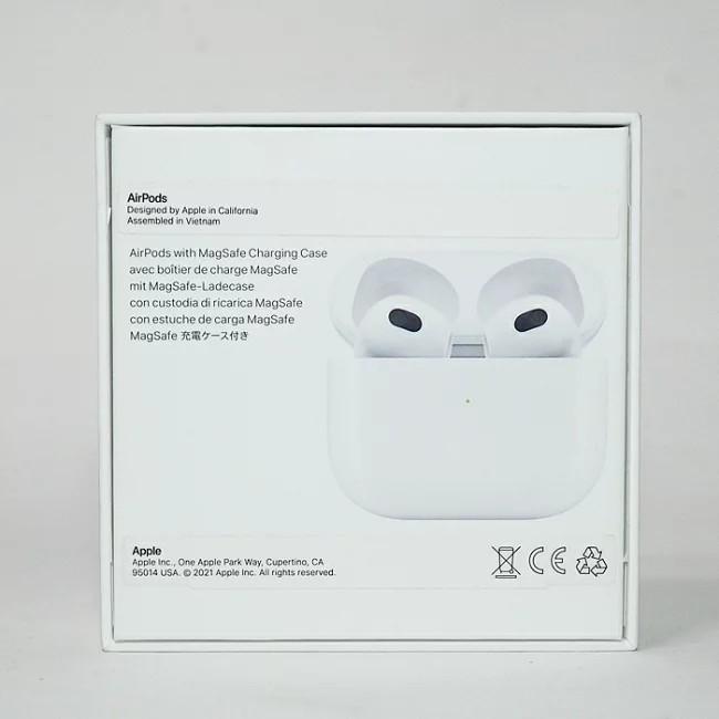 AirPods 第3世代 MagSafe充電ケース付き MME73J/A MagSafe充電ケース付きAirPods（第3世代） MME73J/A ［ワイヤレス(左右