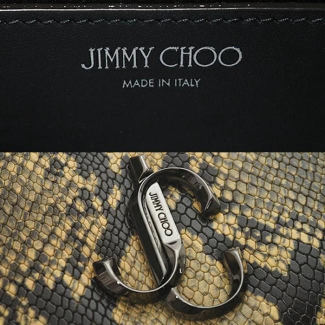 ジミーチュウ JIMMY CHOO ヴァレンヌ パイソン柄 チェーンショルダー