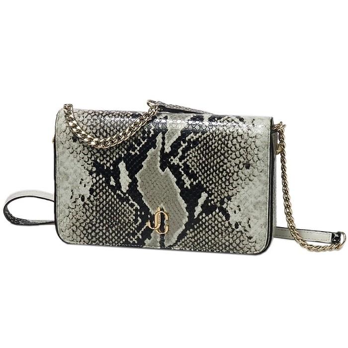 ジミーチュウ JIMMY CHOO パイソン柄 チェーンショルダーバッグ 新品
